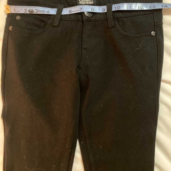 Celebrity pink size one /25 low waist black skinny - Picture 7 of 14